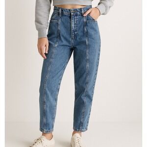 Y2K 90s NUOVO Acid Med Wash High Waisted Mom Barrel Jeans Sz 9 27x31 Vintage